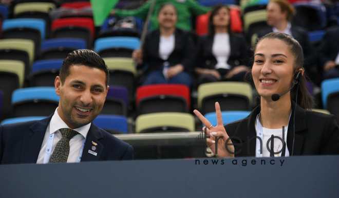 Azerbaijan hosts opening ceremony of FIG Trampoline Gymnastic World Cup Azerbaijan Baku 18 February 2023